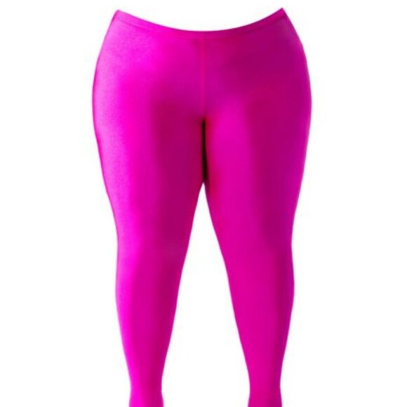 AZALEA WANG  "STAY SEXY" STILETTO BOOT PLUS PANT   FUCHSIA  STRETCH (BRAND NEW ! - Picture 1 of 8